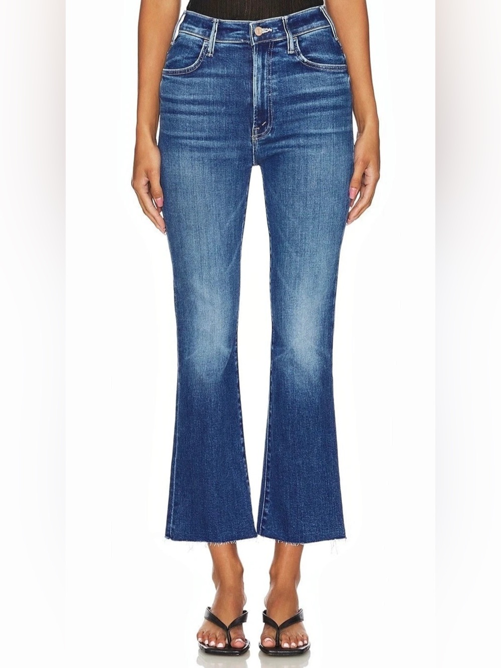 MOTHER The Hustler Ankle Fray Jeans